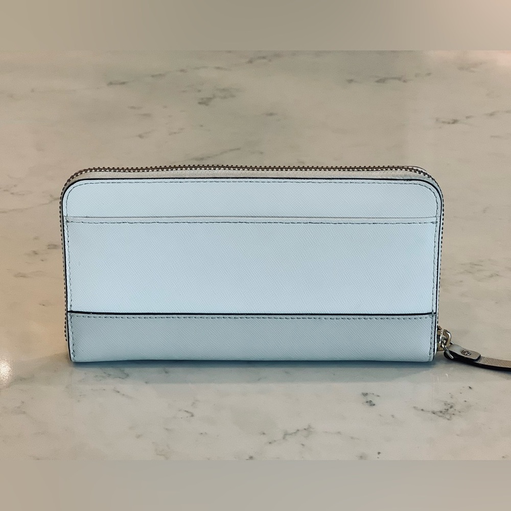 Kate Spade “Neda - Laurel Way” Large Continental Wallet (Cement/Pumice) - Picture 2 of 6